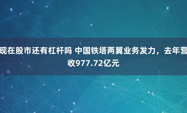 现在股市还有杠杆吗 中国铁塔两翼业务发力，去年营收977.72亿元