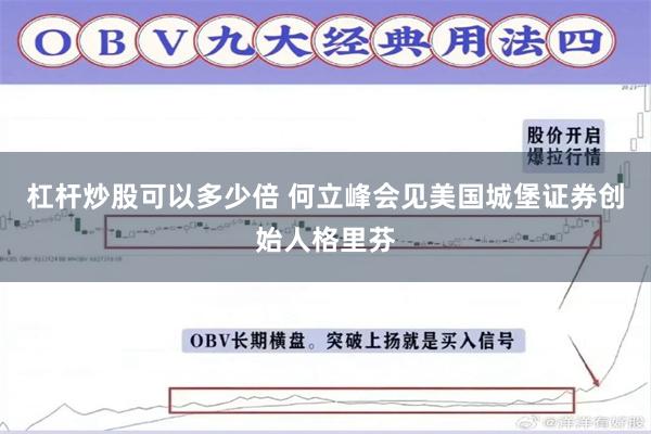 杠杆炒股可以多少倍 何立峰会见美国城堡证券创始人格里芬