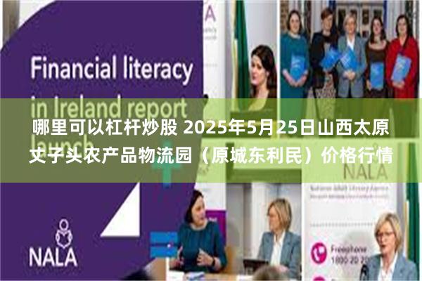 哪里可以杠杆炒股 2025年5月25日山西太原丈子头农产品物流园(原城东利民)价格行情