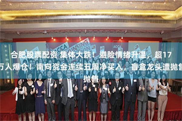 合肥股票配资 集体大跌！避险情绪升温，超17万人爆仓！南向资金连续五周净买入，盲盒龙头遭抛售
