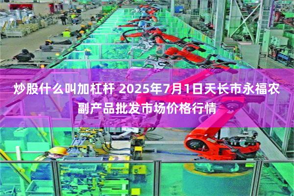 炒股什么叫加杠杆 2025年7月1日天长市永福农副产品批发市场价格行情